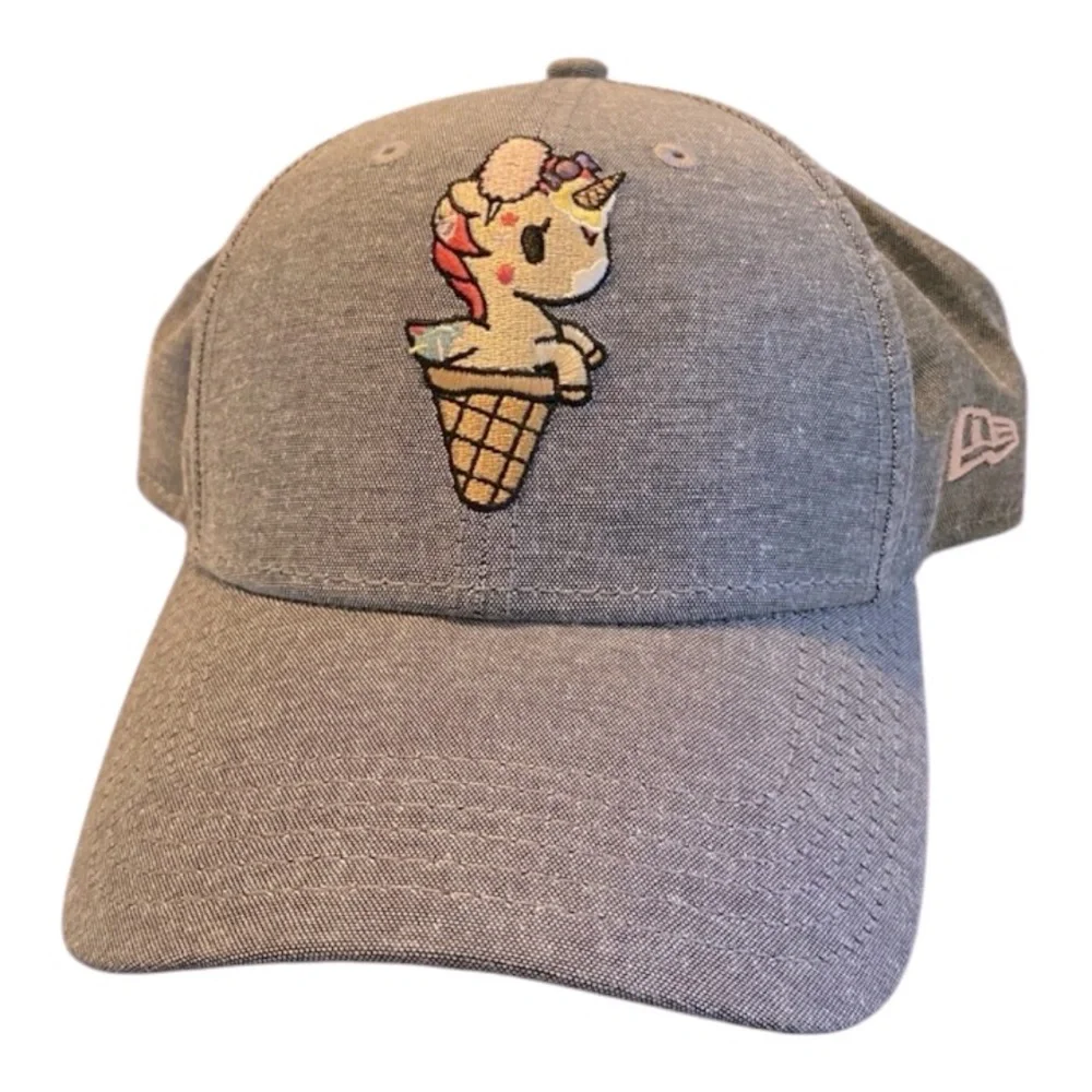 ❤️ Tokidoki Rainbow Unicorn Ice Cream Unicorno Cap Hat NWOT